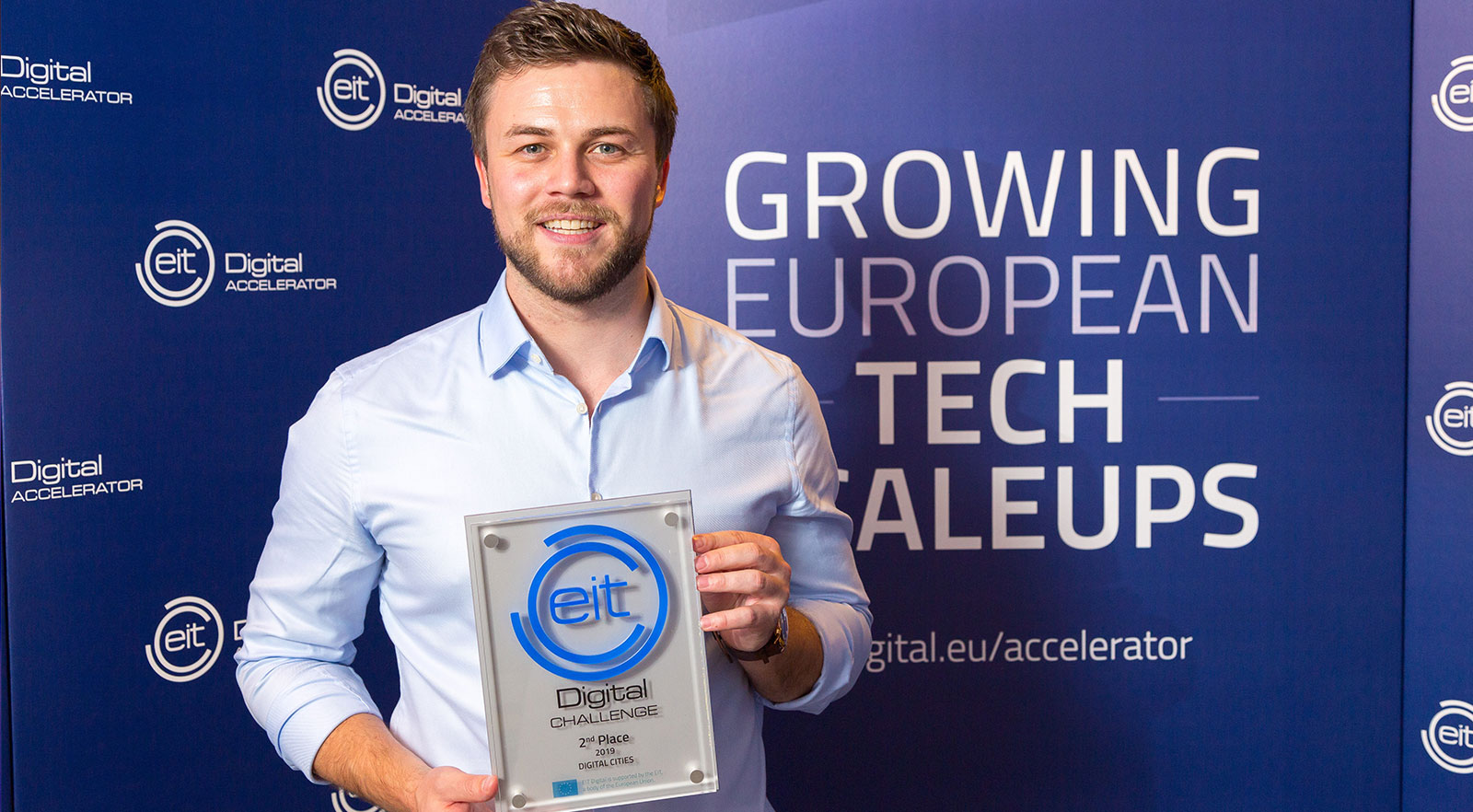 EIT Digital Challenge - award ceremeony - Yannik Kopp