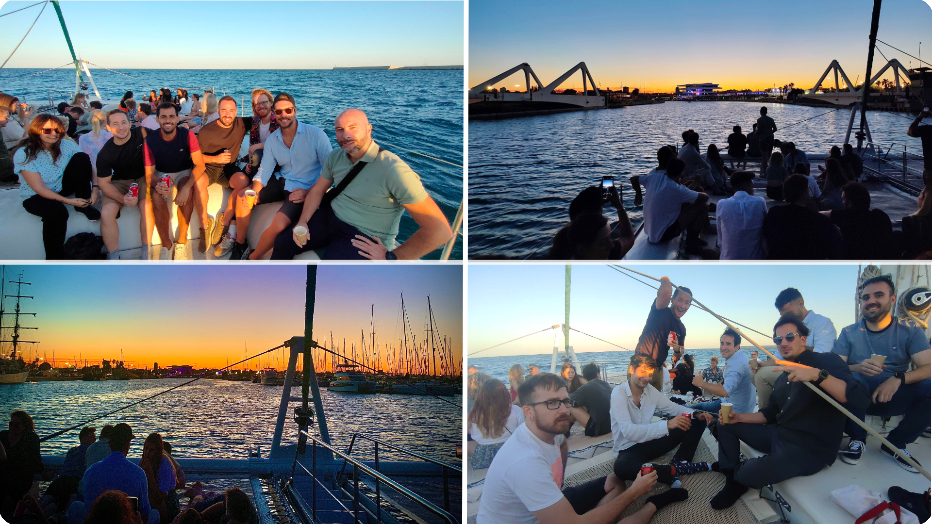 loriot team and the sunset